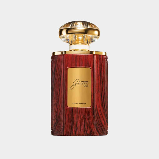 De parfum Al Haramain Junoon Oud.